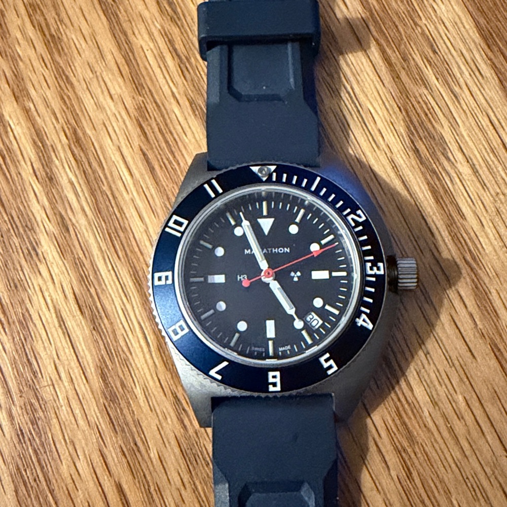 Marathon Blue Yonder Navigator 41mm men’s pilot watch — VERY GOOD, LIKE NEW